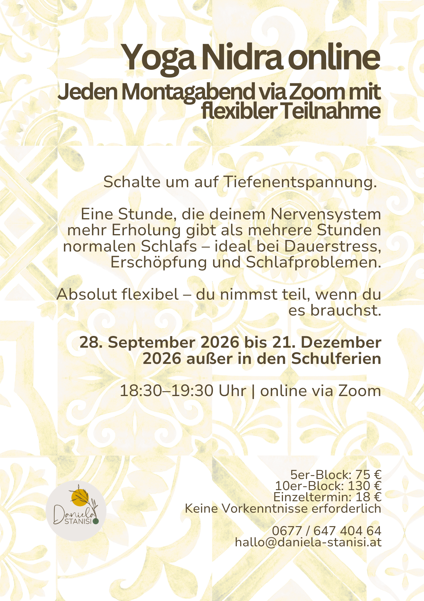 Yoga Nidra Sep